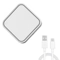 Portable Desktop Wireless Charger Pad For iPhone 17 16 15 14 13 12 Pro Max Samsung Xiaomi Fast Charging Station Phone Charger Oasis Select WHITE