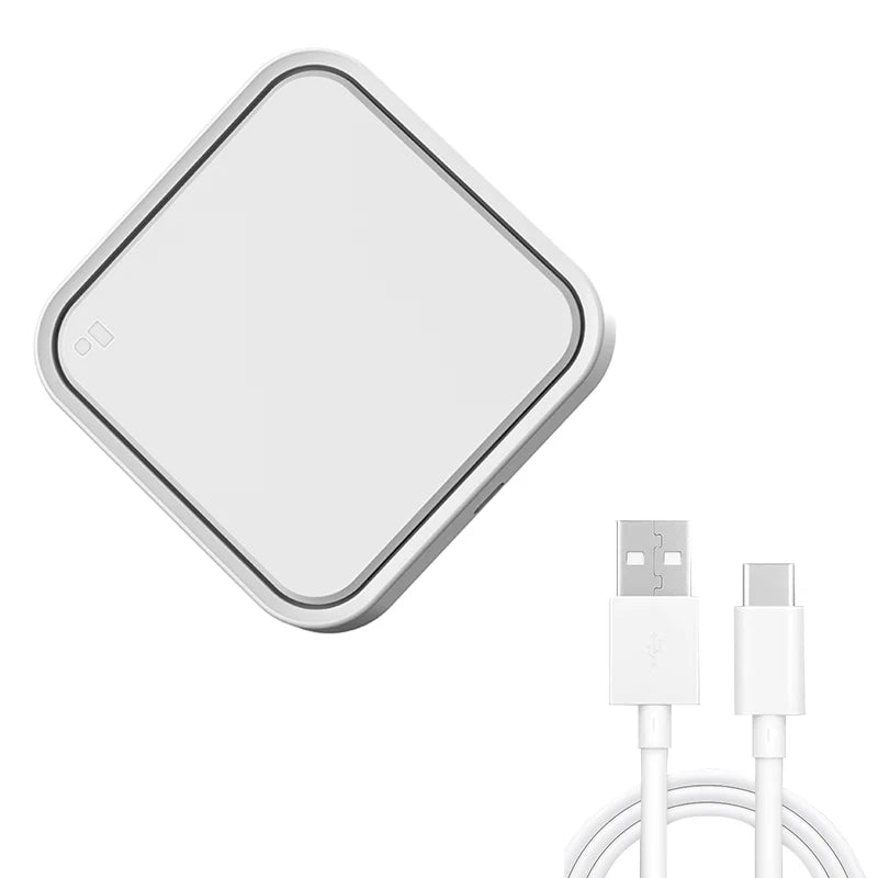 Wireless Charger Desktop Pad Fast Charging Station for IPhone 17 16 15 14 13 12 Pro Max Samsung Xiaomi 17 Pro Max Oasis Select WHITE
