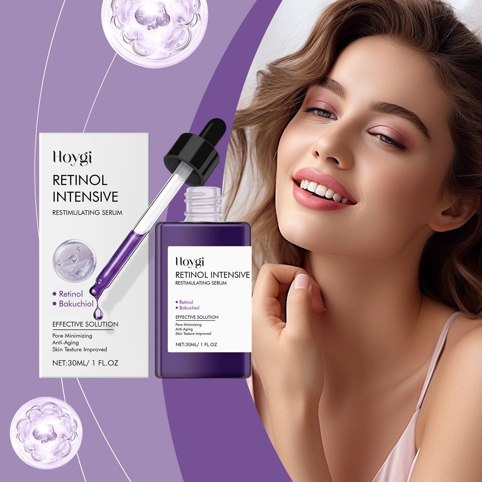 Hoygi Retinol Anti-Aging Face Serum – Youthful Glow