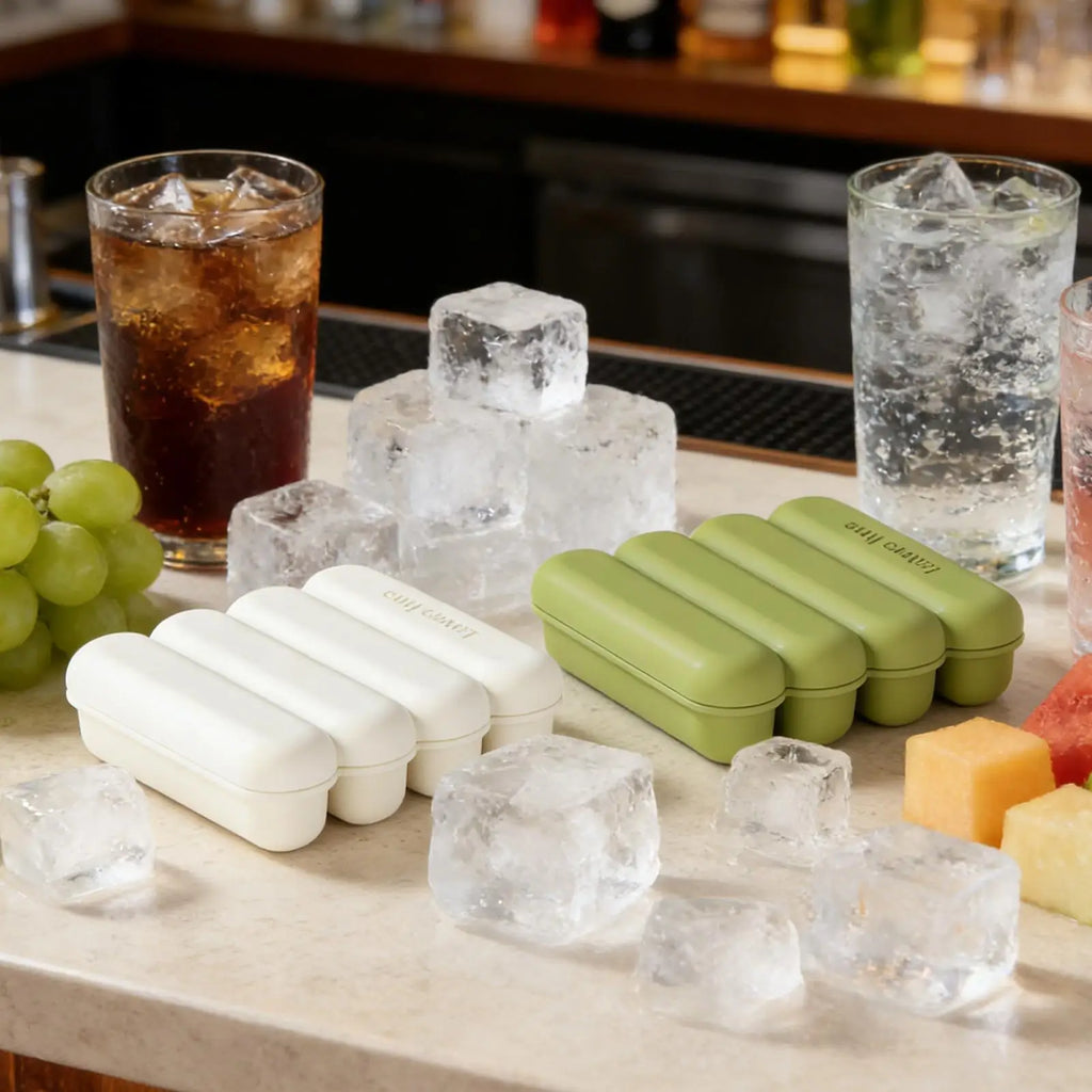 Ice Stick Tray Kitchen Gadget Silicone Ice Maker Mold for Whisky Cocktail Juice Water Bottle Home Pool Party Gatherings Family Oasis Select