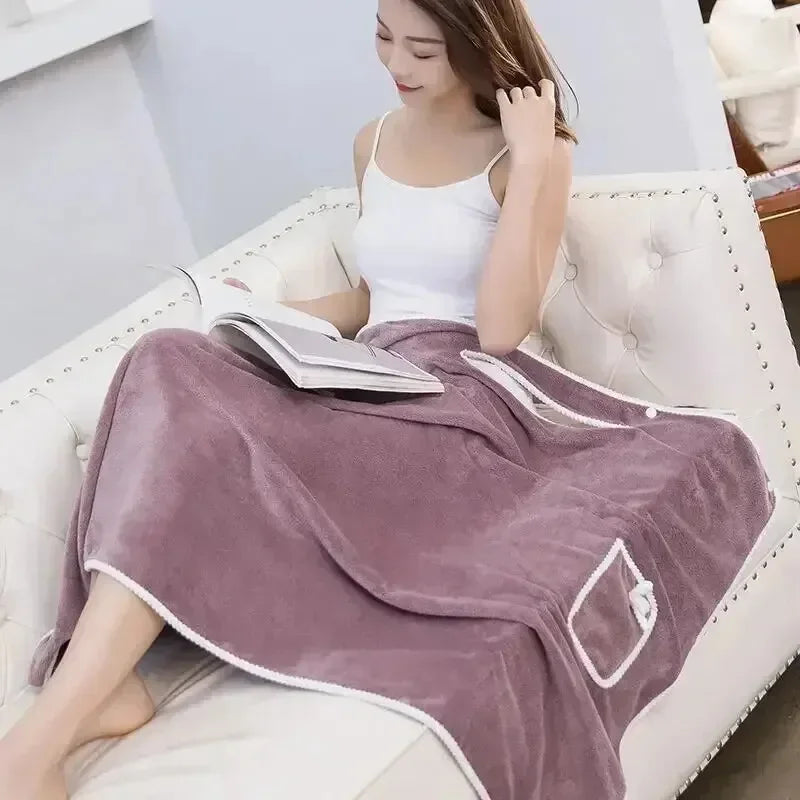 Womens Bath Towels Girls Wearable 140*85Cm Fast Drying Bathing Beach Spa Bathrobes Wash Clothing, Shower Bath And Gym Towel Oasis Select