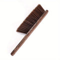 1pc Clean Soft Bristle Dusting Brush with Natural Wooden Handle, Plastic Material, Manual Uncharged Operation Deep Cleaning Oasis Select Dark Khaki