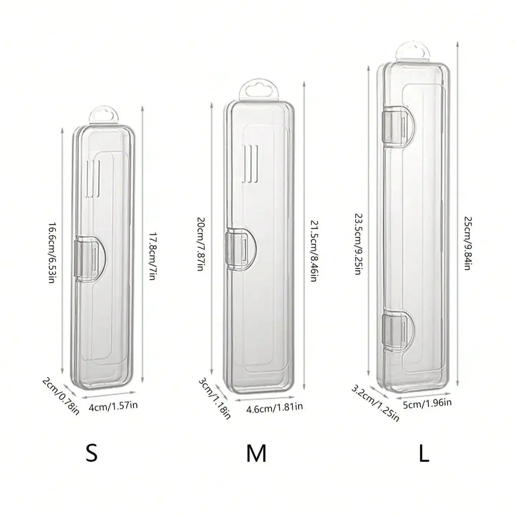 Travel and Business Portable Transparent Toothbrush Box Electric Toothbrush Breathable Long Term Flip Storage Box Oasis Select