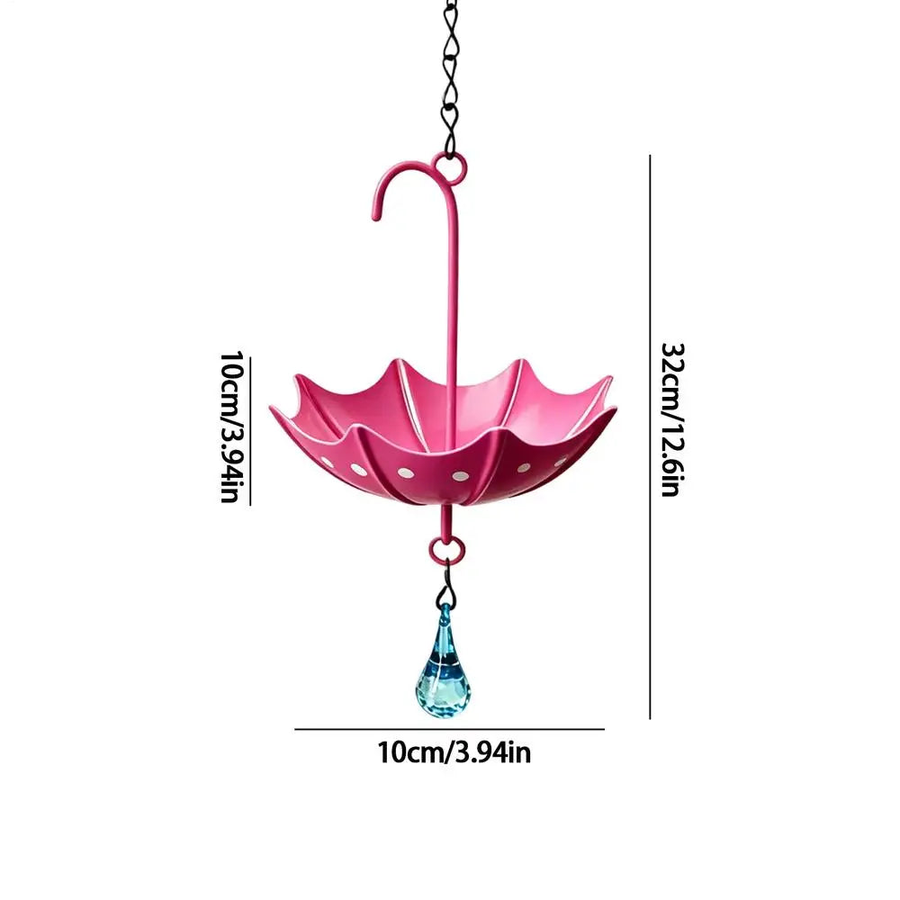 Bird Bath Umbrella Shaped Hanging Bird Feeder Birdbath For Garden Yard Farm Supplies Hummingbird Feeder Supplies Birdbath