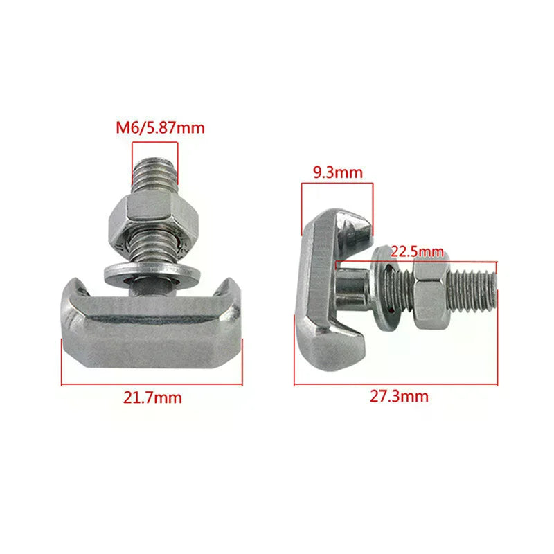 T-Bolts Stainless Steel Battery Terminal Connectors Cable Screw Battery Terminals Battery Connector Car Accessories Oasis Select