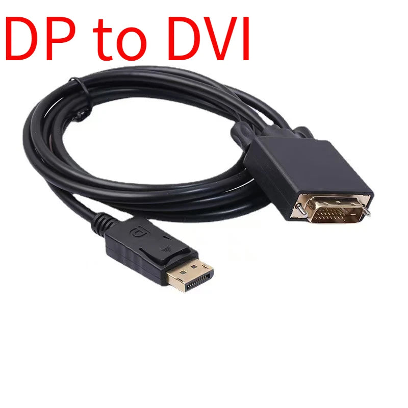 DisplayPort DP to DVI Adapter Connecto Cable Conversion Line 1.8M FHD 1920*1080P For Desktop Laptop PC TV Monitor Projector Oasis Select DP to DIV 1.8m