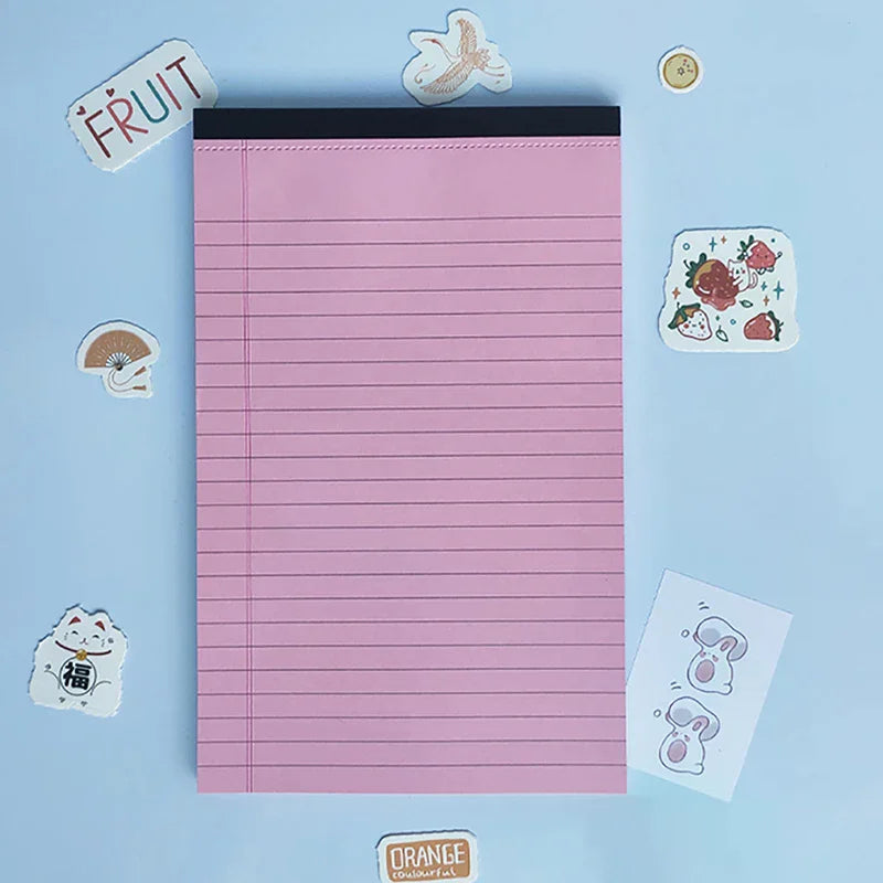 Tearable Legal Pad Office Supplies Ink-proof Tear-off Pages Writing Sheet Paper Notepad Simple Lined Paper Scribbling Book Oasis Select