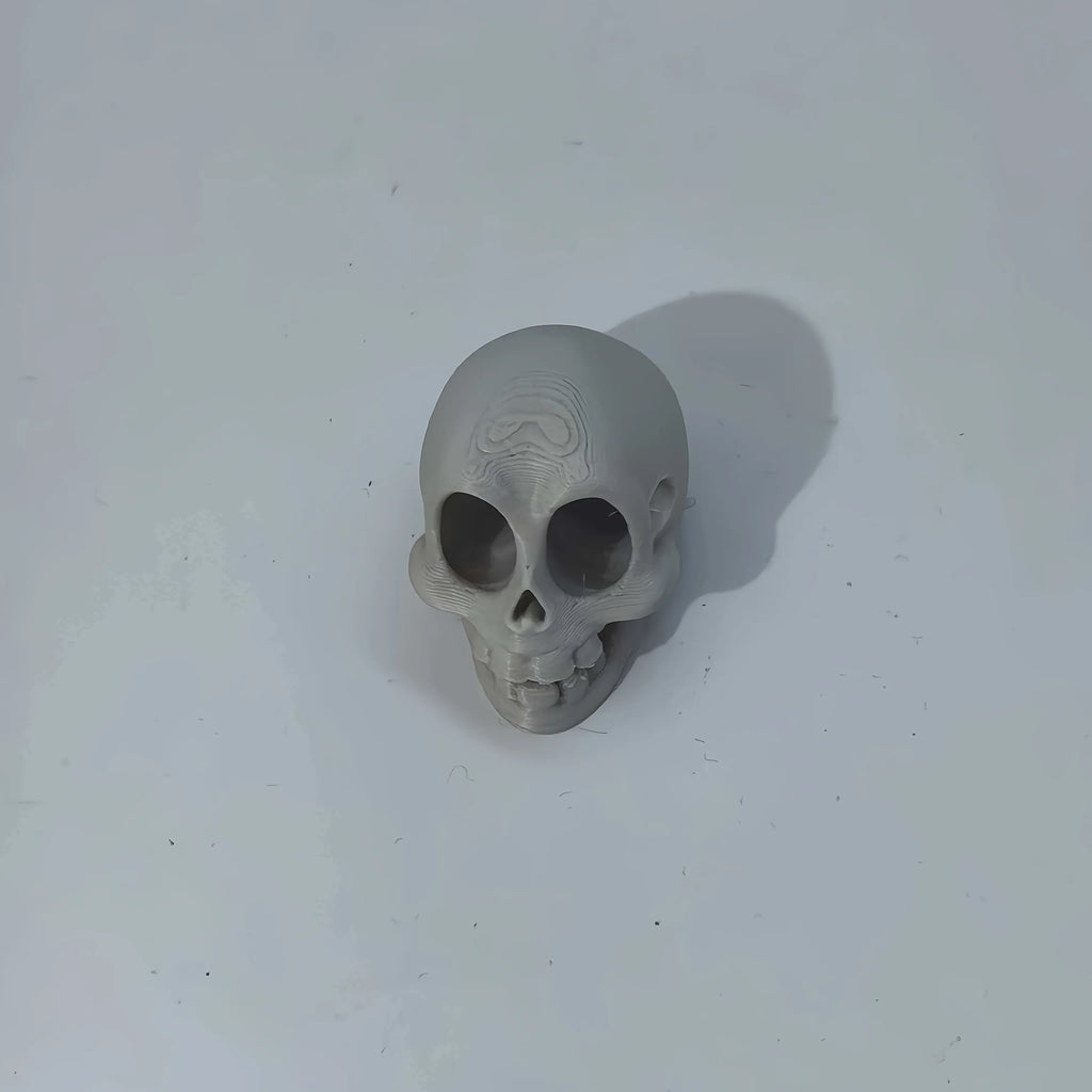 Mini Cartoon Skull Figurine Unpainted Cute Palm Skull Ornaments for DIY Painting Gothic Desk Ornaments Diorama Party Decor Gifts Oasis Select