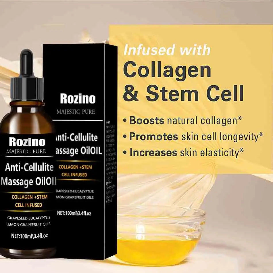 Collagen & Stem Cell Body Massage Oil – Firms & Tones Skin 100ml