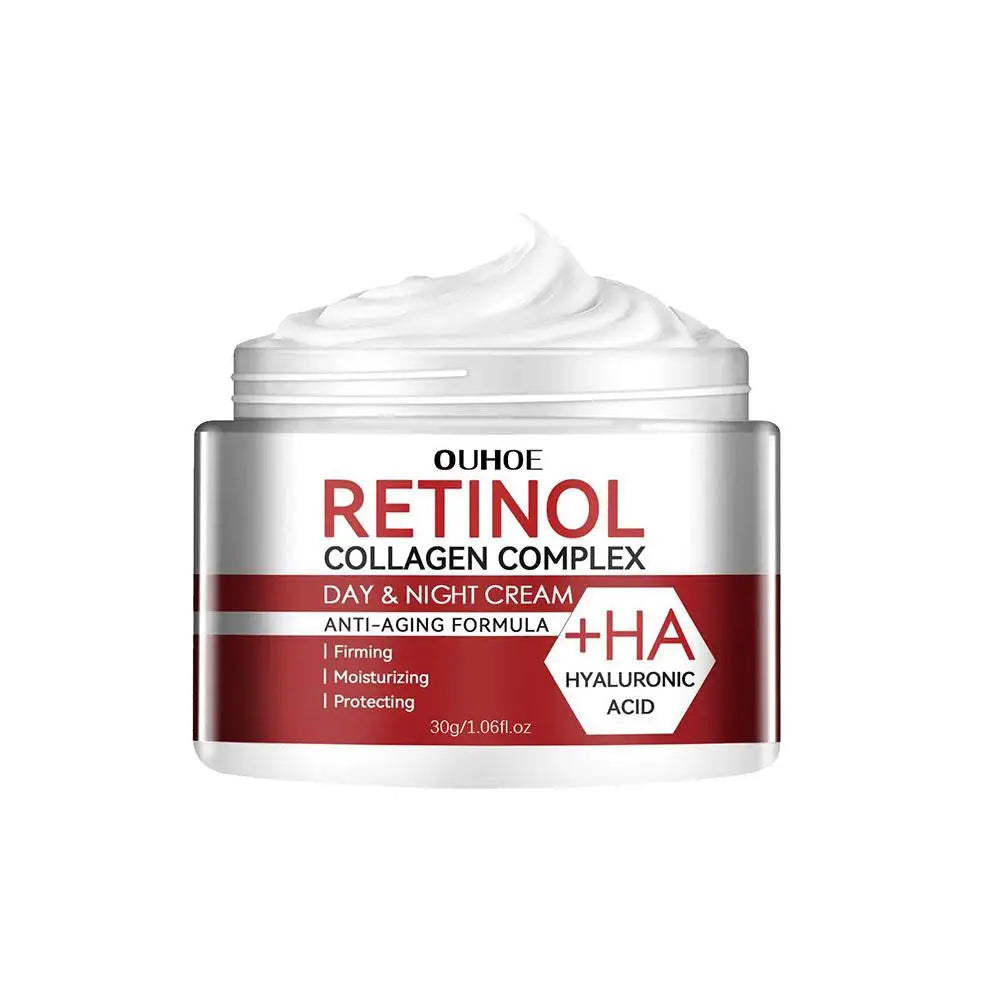 1/2/3PCs Retinol Cream For Face & Under Eye, Retinol Collagen Facial Moisturizer Fight Aging Brightening Hydrating Night Cream Oasis Select 30g X1