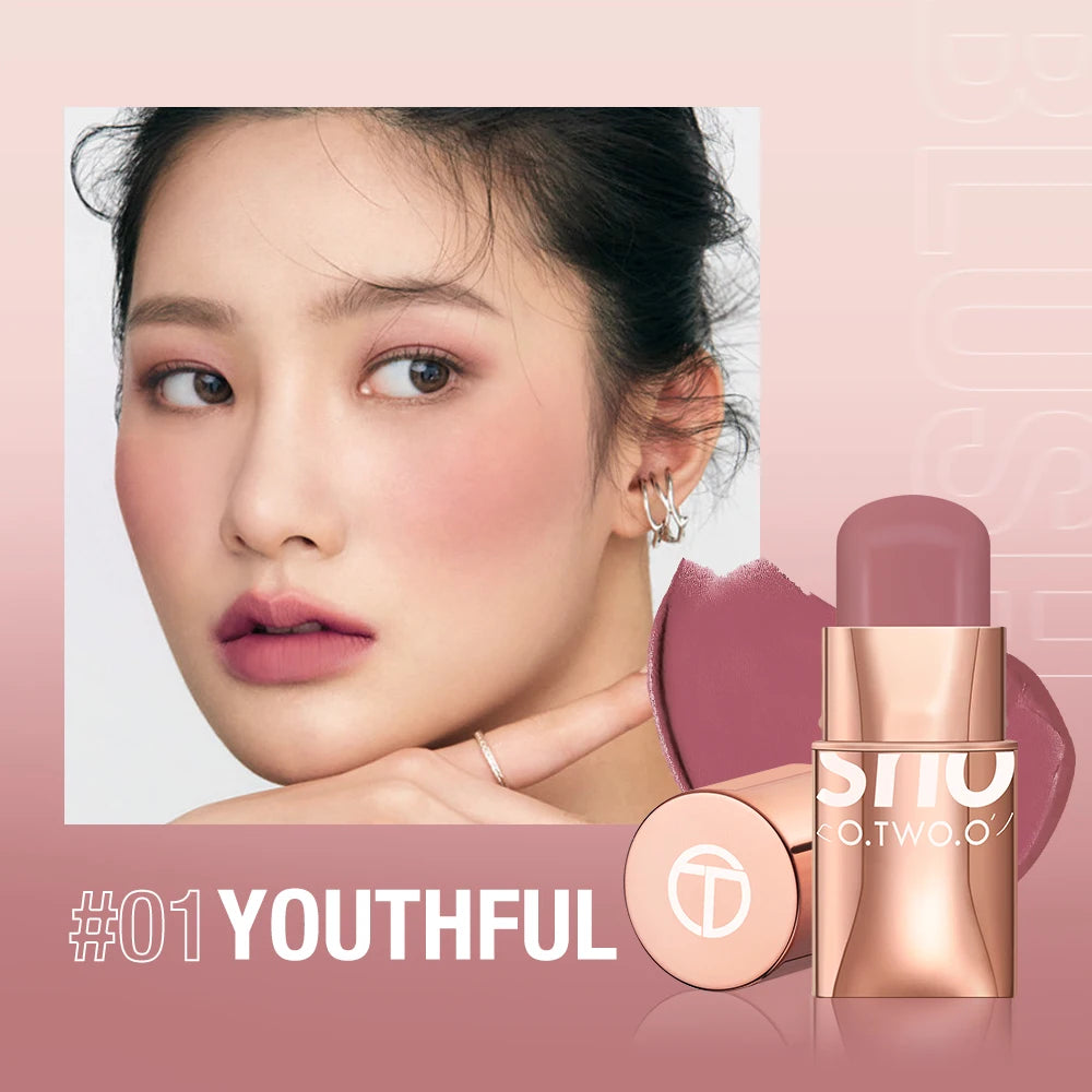 O.TWO.O 3-in-1 Cream Makeup Stick – Lips, Cheeks & Eyes