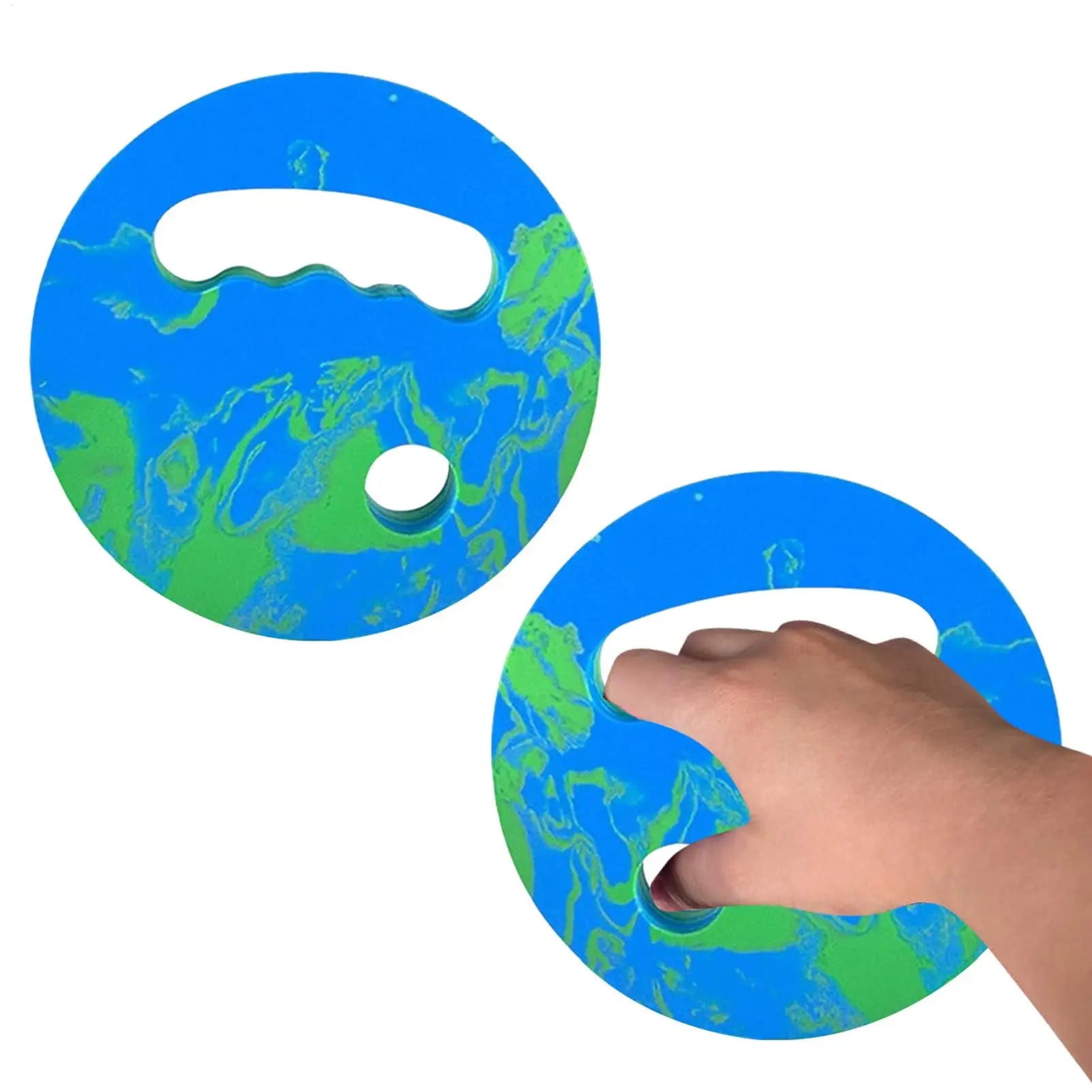 Swimming Disc 2Pcs Water Exercise Discs Handheld Lightweight Swimming Board For Adults Kids Water Workouts Beginners Pool Oasis Select