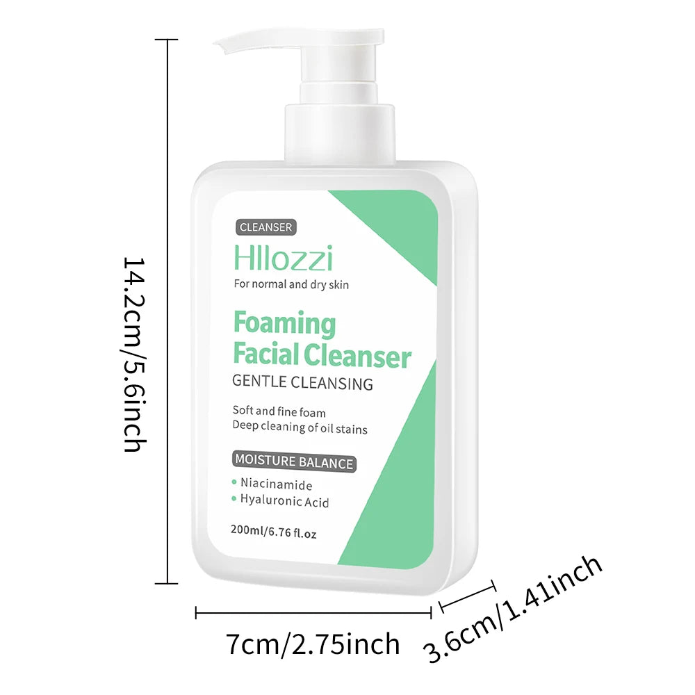 Men's facial cleanser, moisturizing, refreshing and clean skin, summer skin care products, oil control, blackhead removal Oasis Select facial cleanser 200ml