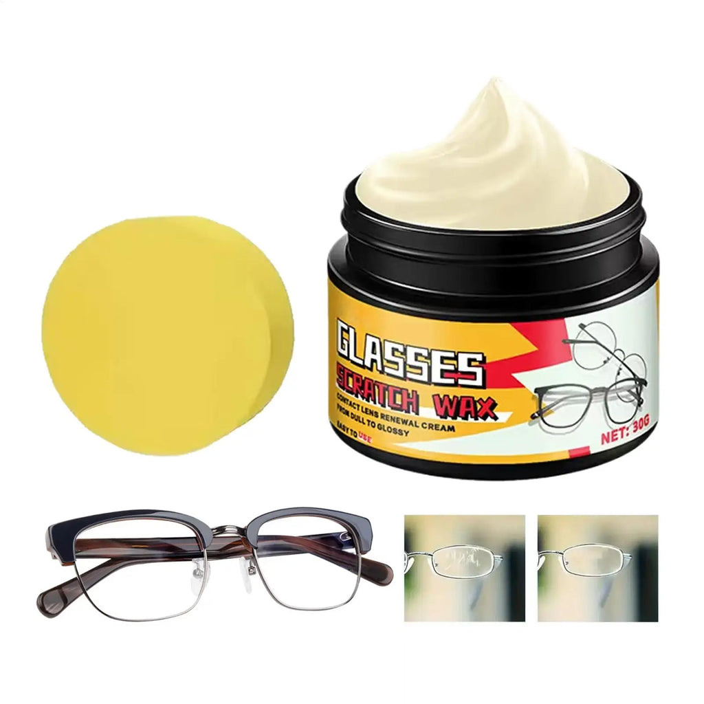 Glass Lens Scratch Repair Kit Eyeglass Lens Scratch Repair Cream Multi-Function Refinishing Agent Restores Scratch Remove Oasis Select