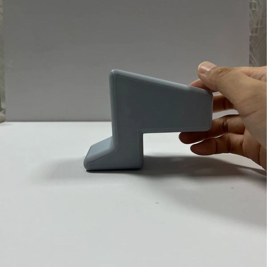 1pc Door Stopper - Heavy-Duty Window & Door Wedge with Non-Slip Base, Easy Installation, for Home, Office, Bathroom, Kitchen Oasis Select Grey solid