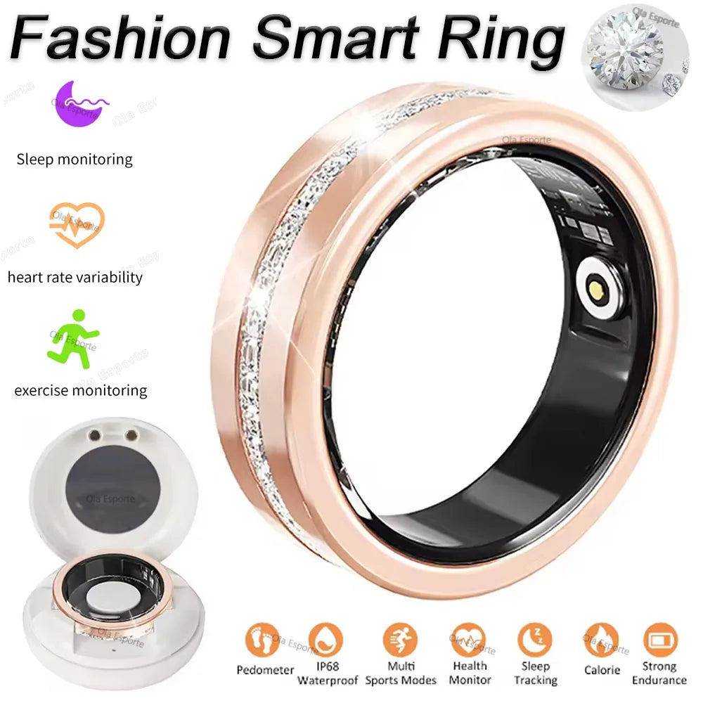 Smart Ring – Heart Rate, Sleep & Cycle Tracker | IP68