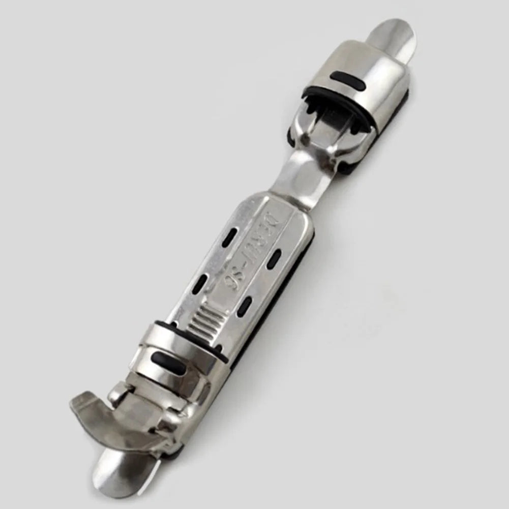 1pcs Fishing Reel Seat Deck 12.5x2cm Stainless Steel Plate Type Reel Seat Clip Holder Pad Fishing Rod For Protect Pesca Tackle Oasis Select Silver