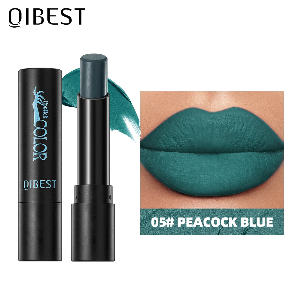 QIBEST Velvet Matte Lipstick – Long-Lasting Pigmented Lip Tint