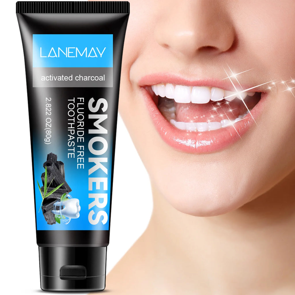 Activated Charcoal Toothpaste – Fresh Mint & Brightening 80g