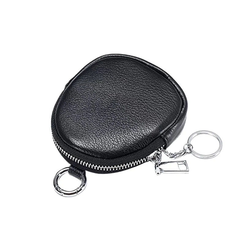 RFID Blocking Keychain Wallet – PU Leather Coin Purse & Key Pouch