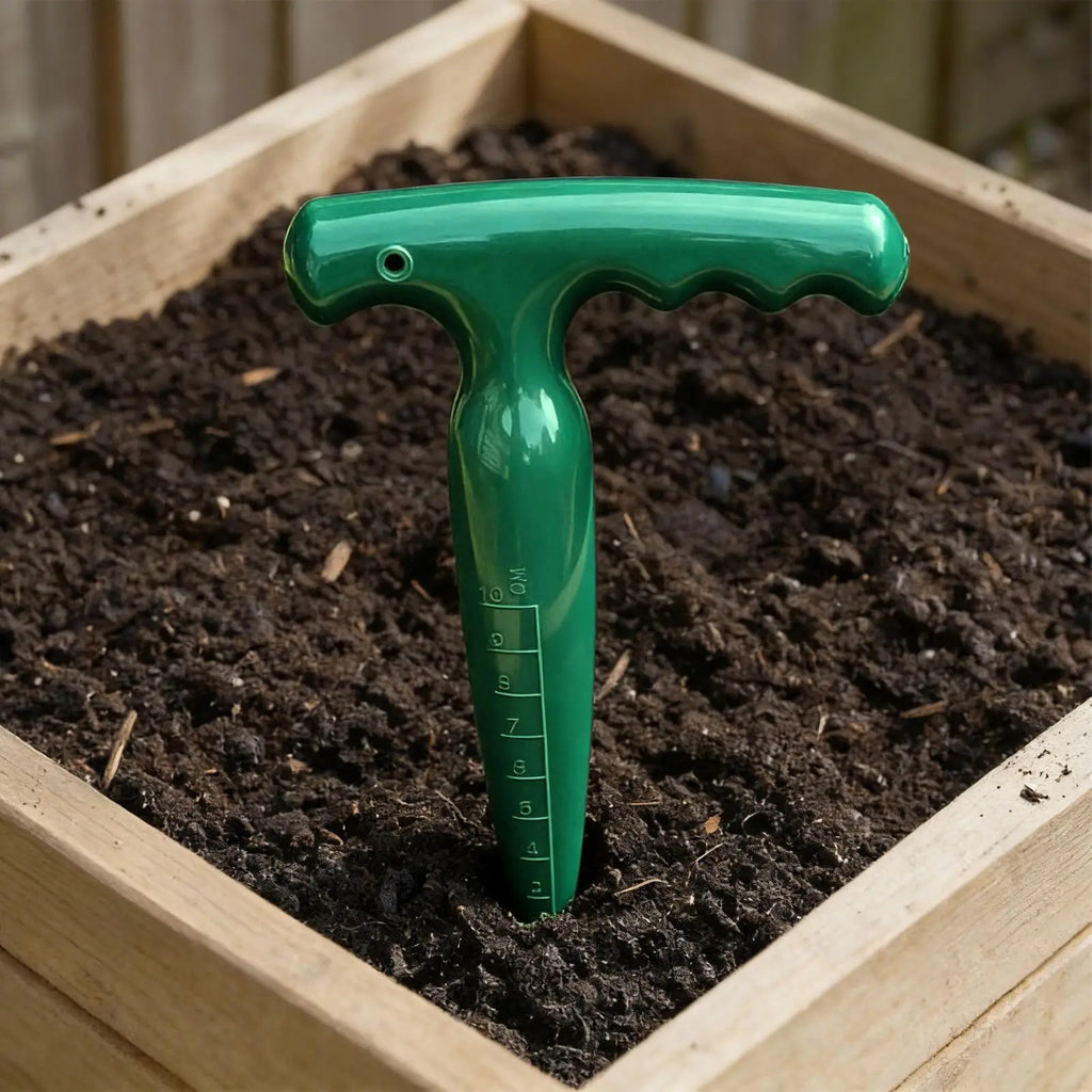 Dibbler Gardening Tool Ergonomic Sowing Hand Tools Plant Hole Digger for Planting for Transplanting Potting Cucumber Tomatoes Oasis Select