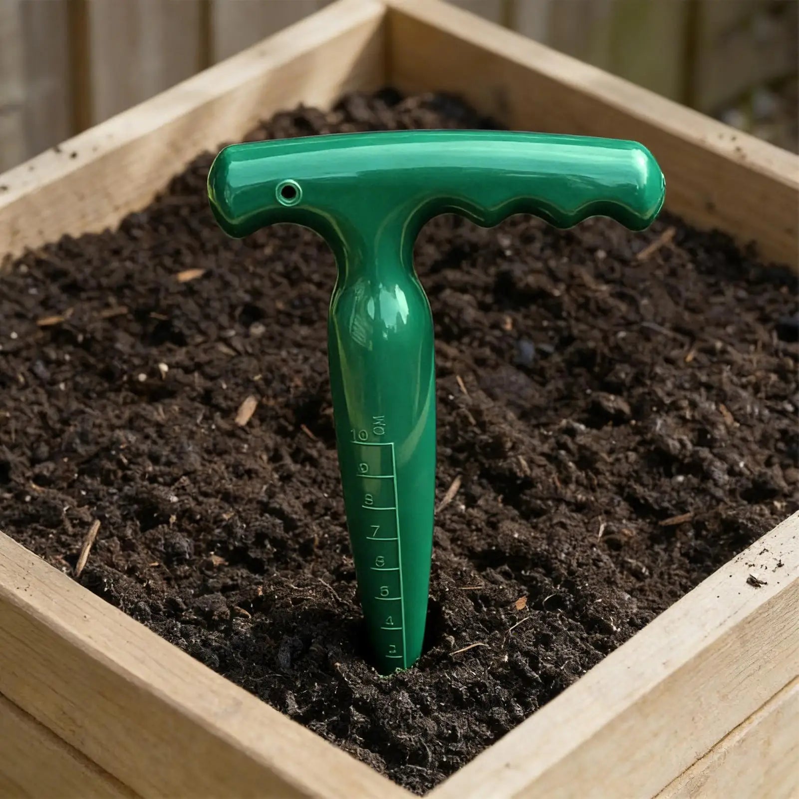 Dibbler Gardening Tool Ergonomic Sowing Hand Tools Plant Hole Digger for Planting for Transplanting Potting Cucumber Tomatoes Oasis Select