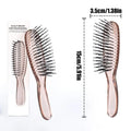 1pcs Head Massager Scalp Brush Hair Massager Shampoo Brush Wet Plastic Detangling Brush Hair Cleaning Comb 3 Colors Oasis Select Coffee CN