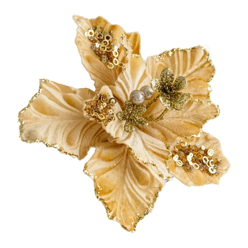 Available In Multiple Colors Christmas Tree Decorations Perfect Size Soft Touch Convenient Decoration Delicate Touch Oasis Select gold China Mainland