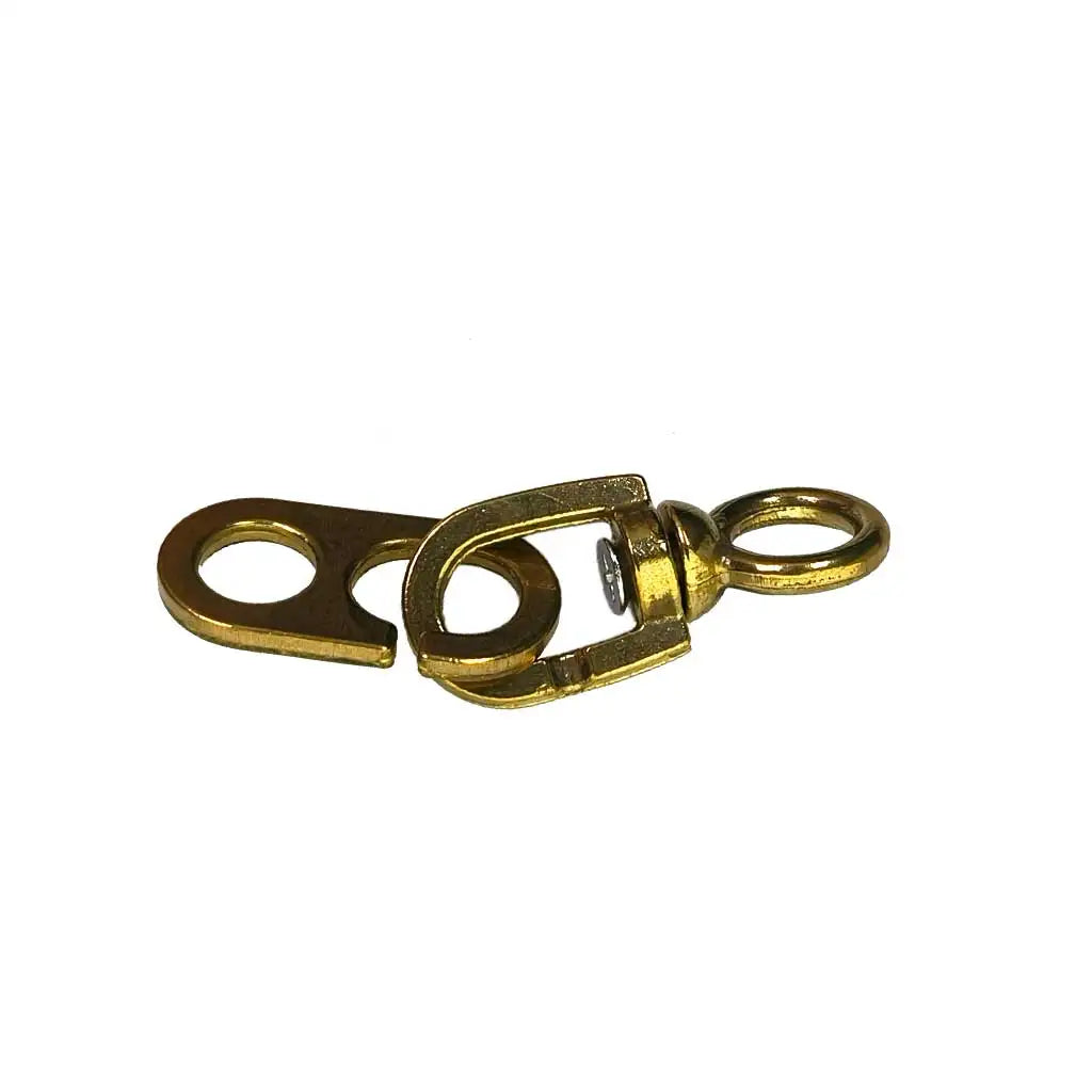 1/2pc Brass Metal Flag Swivel Snap Hook flag pole Attachment For Yachting Boat Sailing Oasis Select