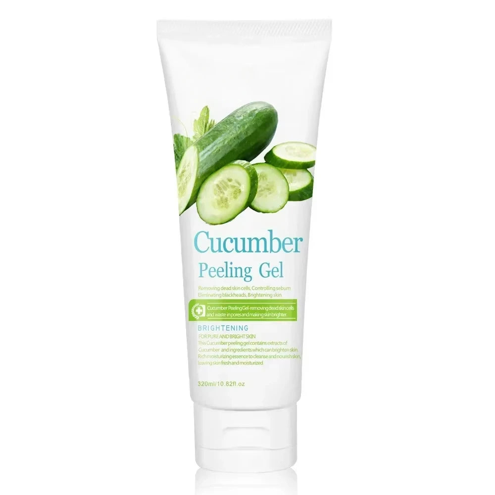 Exfoliating Peeling Gel 320ml – Cucumber, Pomegranate & Apple Facial Exfoliating Gel Oasis Select cucumber