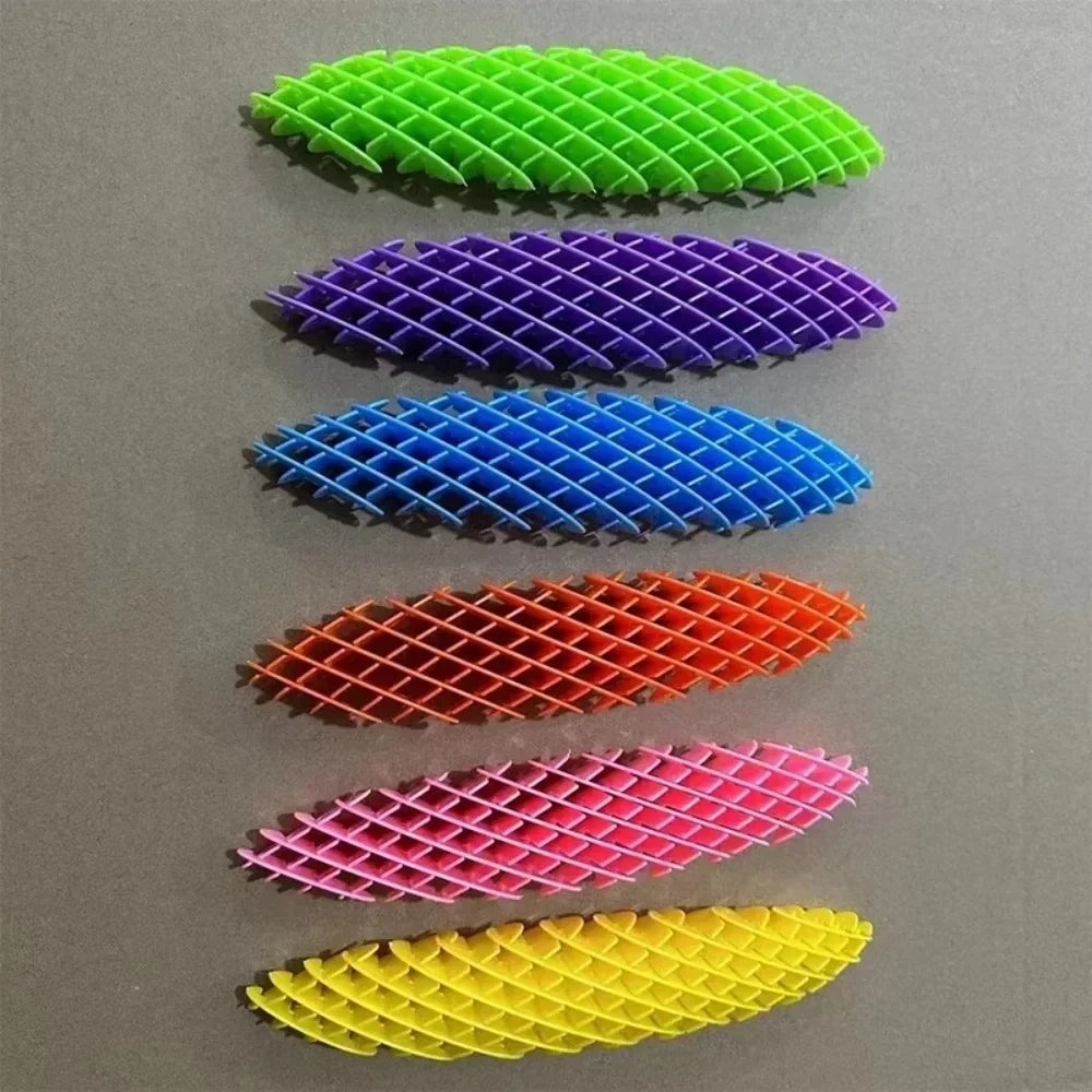 DIY Mesh Stretchable ElasticMesh Toy Unique Puzzle Release and Decompression Deformation Worm Popit, Elastic Mesh Toy Oasis Select