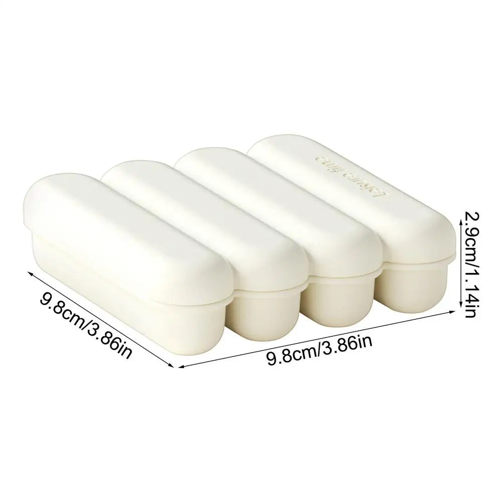 Ice Stick Tray Kitchen Gadget Silicone Ice Maker Mold for Whisky Cocktail Juice Water Bottle Home Pool Party Gatherings Family Oasis Select White