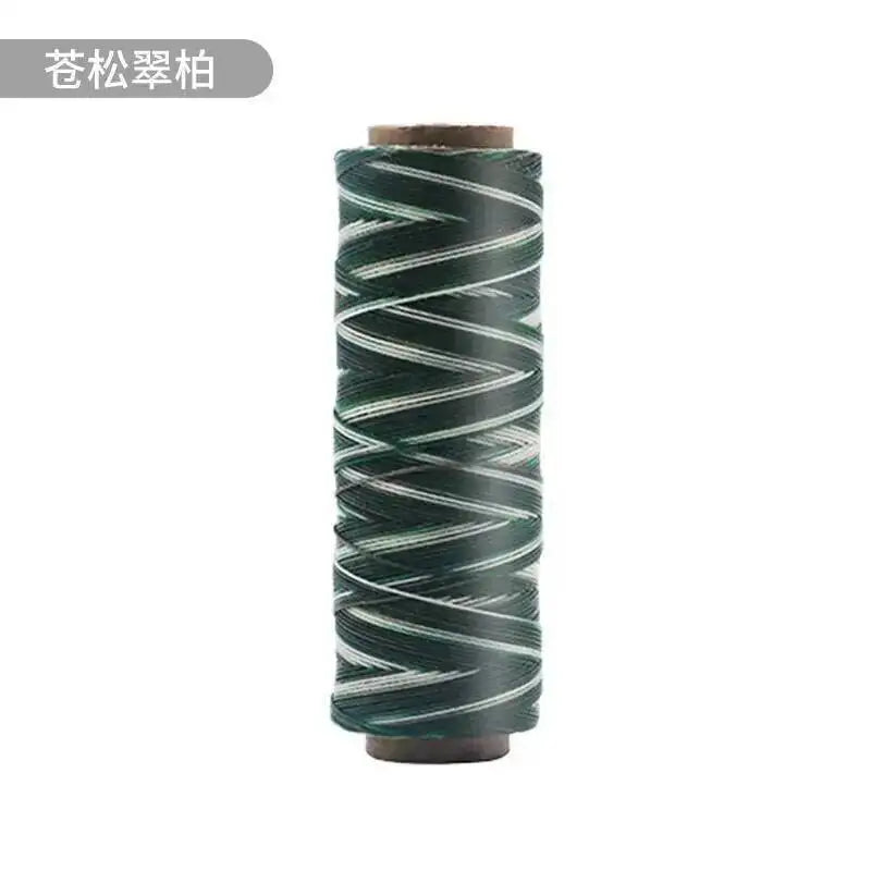 Round Waxed Cord Polyester Coated Sewing Thread DIY Handmade Leather