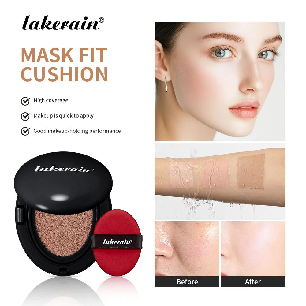 Mask Fit Cushion Foundation Natural Moisturizing Concealer Whitening Oil-control Women Base Long-lasting Makeup Korean Cosmetics Oasis Select