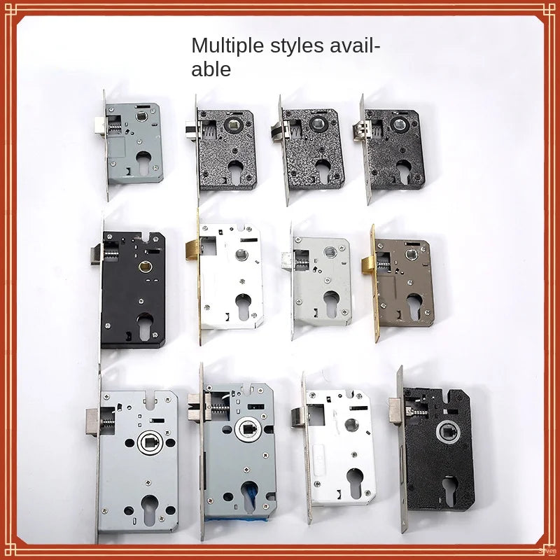 Indoor Door Wooden Door Core 58 Small Lock Body Size 50 Lock Core Lock Tongue Bedroom Door Accessories Door Lock Lock Bodys Oasis Select