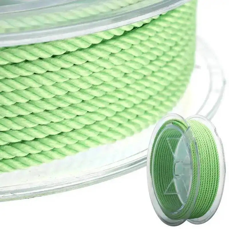 45m Silk Thread Milan Braided Cord DIY Jewelry Accessories Making