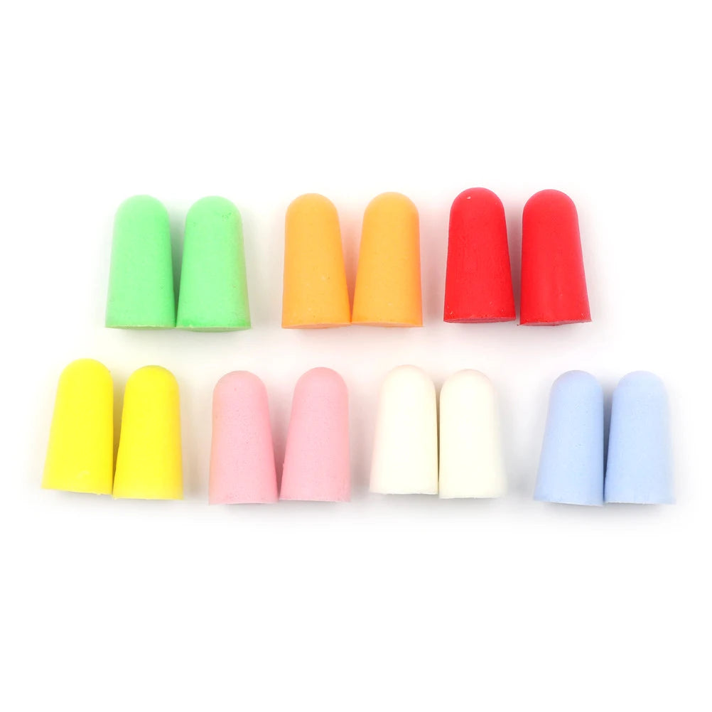 20pcs Universal Ultra Soft Foam Earplug Noise Cancelling Rebound Ear Plugs For Sleeping Snoring Work Loud Sound Reduction Oasis Select