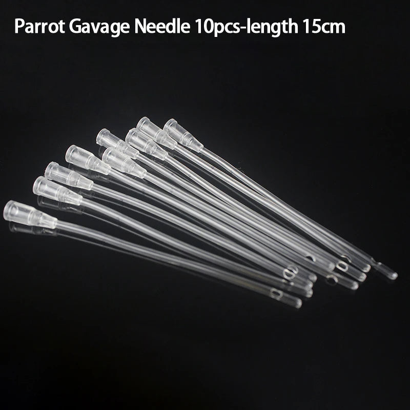 Parrot Little Bird Oral Gavage Needle Outer Diameter 2mm Length About 8/12/15cm Silicone Soft Tube Oasis Select 10pcs 15cm