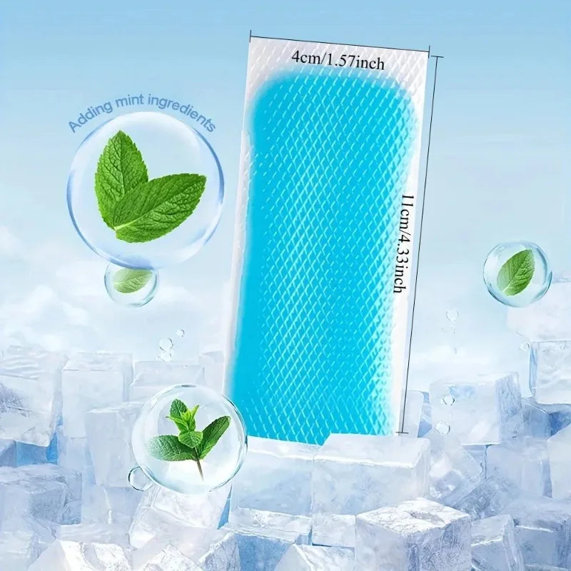 Summer Portable Cooling Patch Bulk Pack Fast Chill Sticker for Summer Heat Relief Outdoor Travel Fever Soothing Daily Cool Down Oasis Select