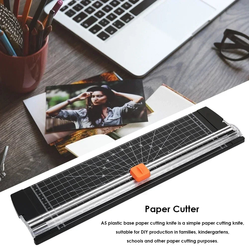 A4/A5 Mini Paper Cutter with Pull-out Ruler for DIY Office Home Stationery Photo Trimmer Scrapbooking Light Cutting Mat Machine Oasis Select