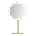 DOCO Makeup Mirror Desktop Adjustable LED Light High Quanlity Metal Texture Perfect for Gift Giving Oasis Select green 8inch