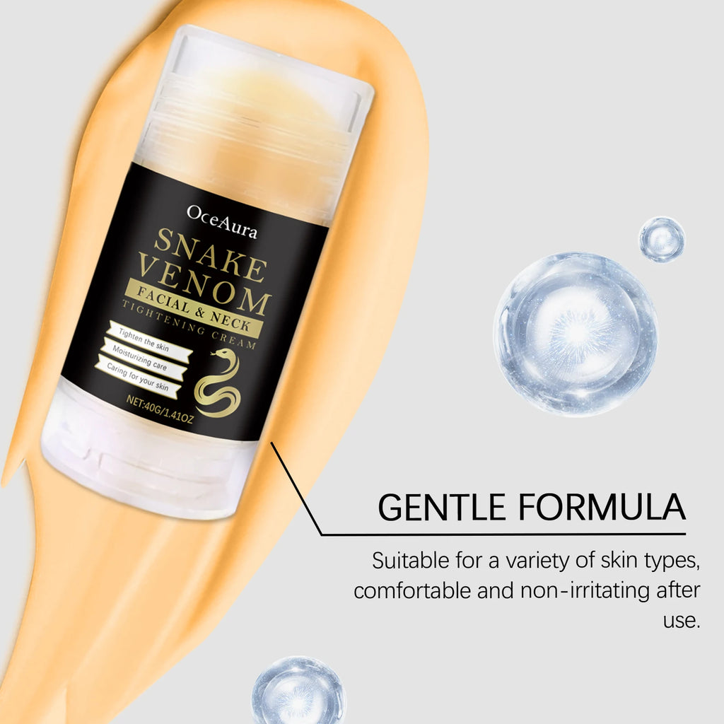 Snake Venom Neck Care Stick Lighten Fine Line Firming Moisturizer Prevent Double Chin Improve Loose Skin Lift Tighten Neck Cream Oasis Select