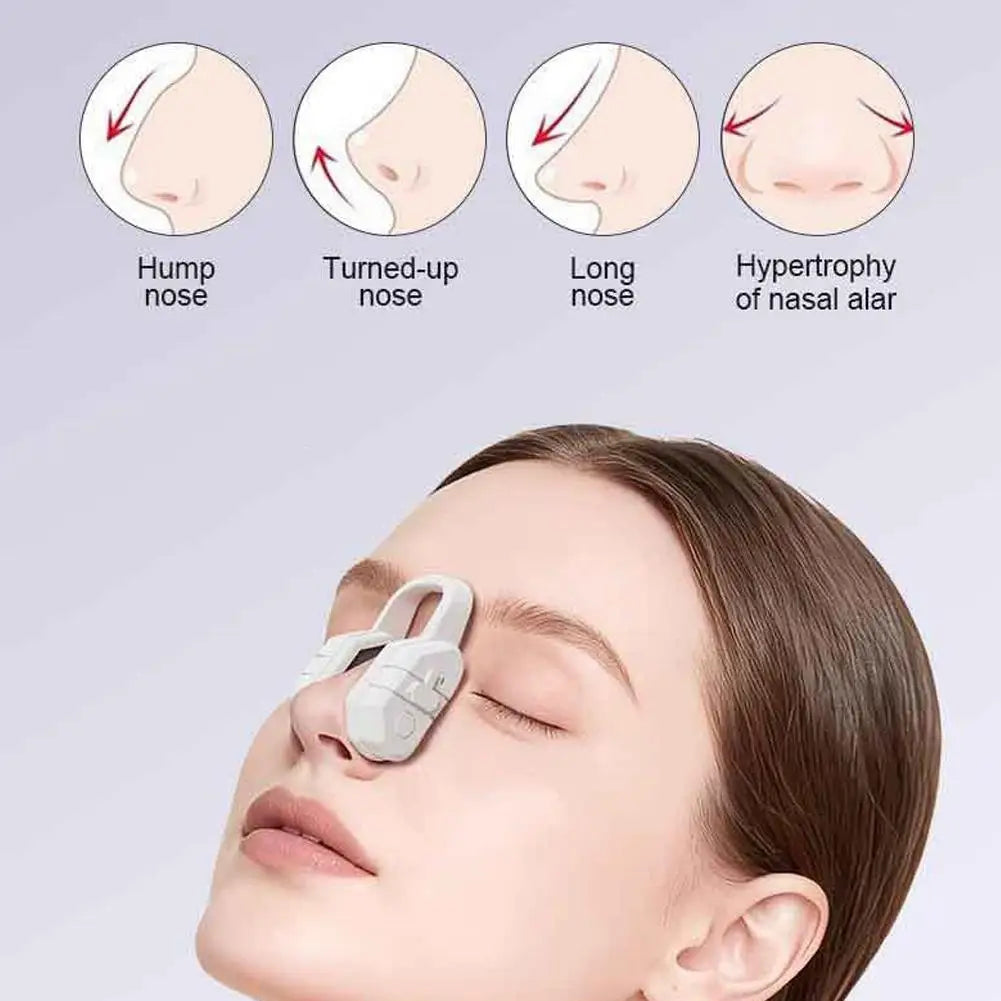 Japanese Nose Lifter Massager Ems Microcurrent Vibration Silicone High Nose Bridge Sculpting Tool Improving Nasal Contours Oasis Select