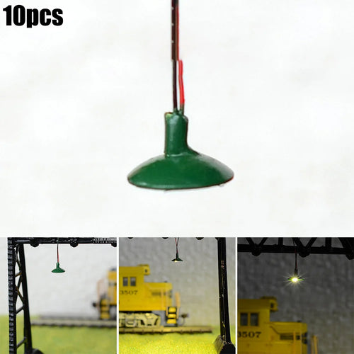 10pcs HO/OO Scale LED Street Lamp Posts | Model Railway Scenery Model Railway Lamps Oasis Select