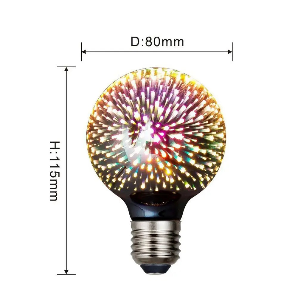 Vintage Heart Glass LED Atmosphere Bulb | Bar & Home Décor Decorative LED Bulb Oasis Select B