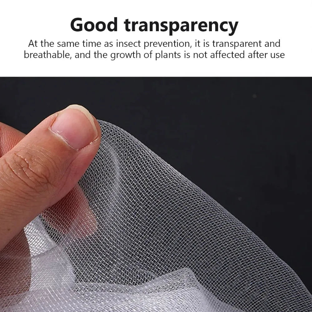 Zip Drawstring Plant Insect Screen Cover Plant Protection Mesh Pest Control Net Pest Control Lightweight Garden Protective Net Oasis Select