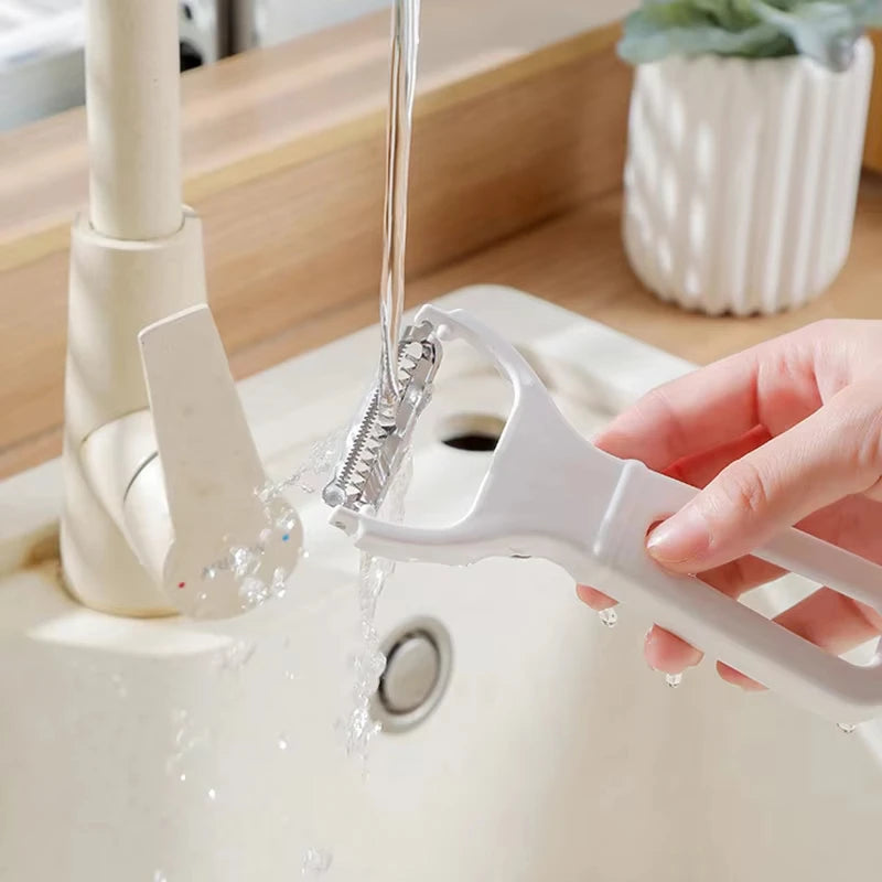 Stainless Steel Vegetable and Fruit Slicer Shredding Tool for Quick Fruit Strip Cutting and Daily Kitchen Prep Kitchen Tools Oasis Select