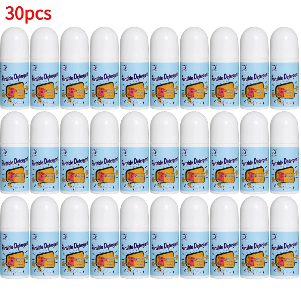 Clothes Stain Removal Rolling Ball Portable Stain Cleaning Detergent Decontamination Pen Powerful Dust Cleaner Remover Oasis Select 30pcs