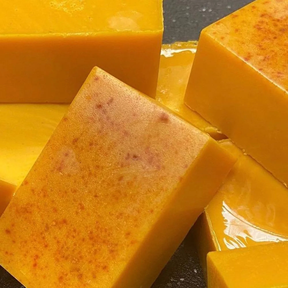 Turmeric Lemon Soap Kojic Acid Ginger Handmade Cold Soap Bath Face Soap Body Cleansers Oasis Select