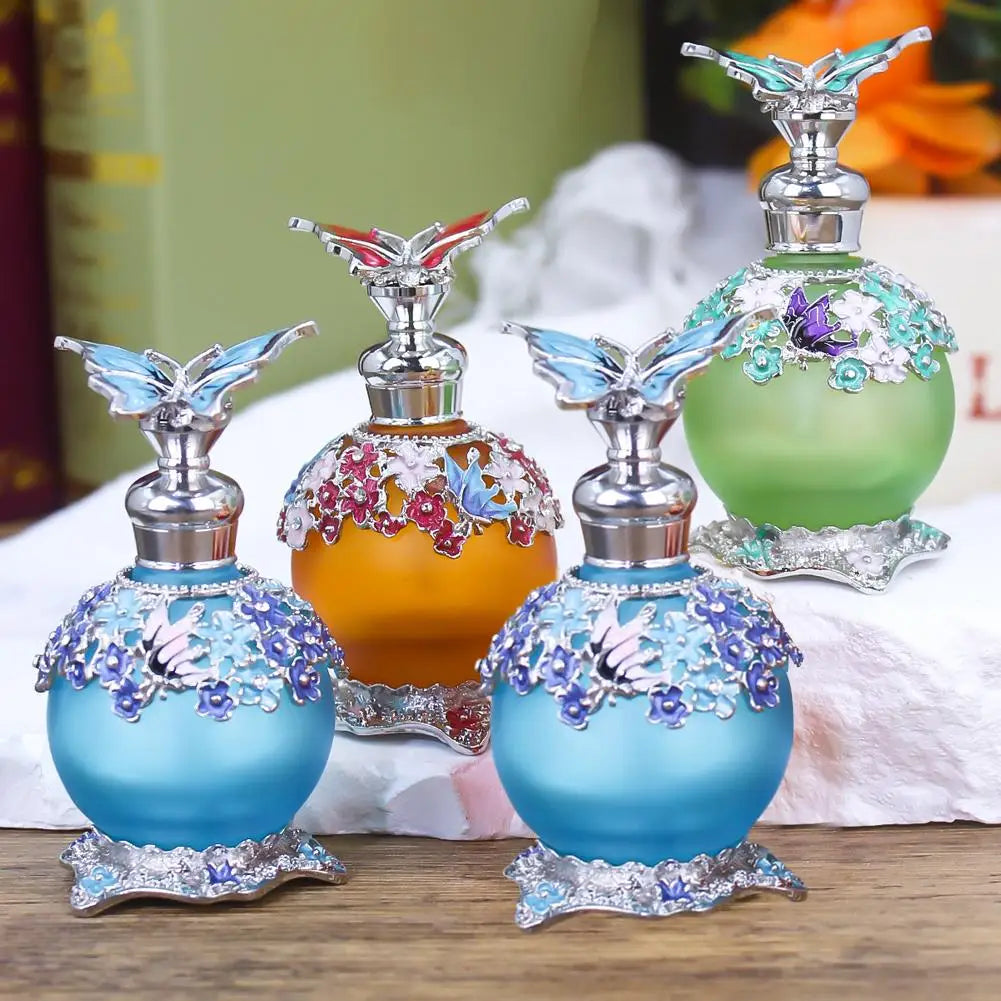 Crystal Vintage Style Perfume Bottle Refillable Perfume Atomizer Perfume Dispensers For Beauty Salon Arab Style Oasis Select